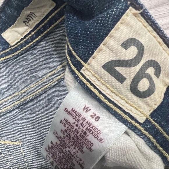 Vintage Y2K Taverniti SO Patti 90s Blue Flare Wide Leg Jeans - Picture 7 of 14